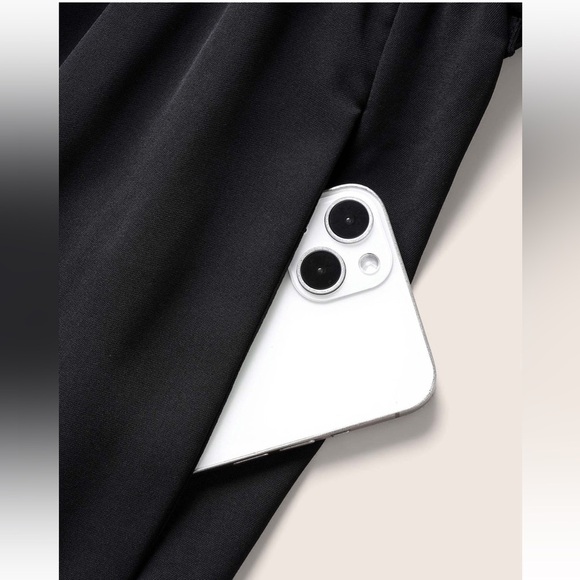 BloomChic Plus Size Solid Tie Surplice Ruffle High Low Dress - Picture 5 of 7